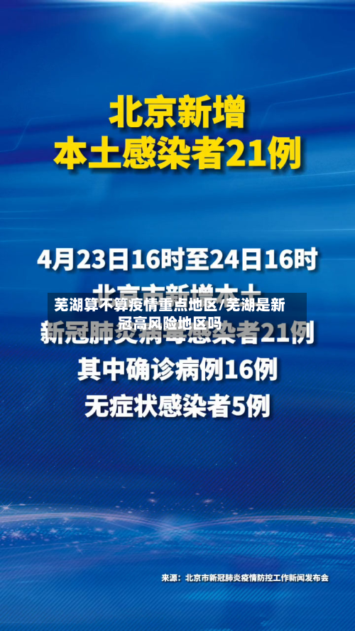 芜湖算不算疫情重点地区/芜湖是新冠高风险地区吗-第2张图片
