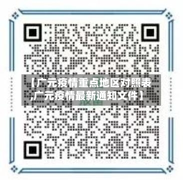 【广元疫情重点地区对照表,广元疫情最新通知文件】