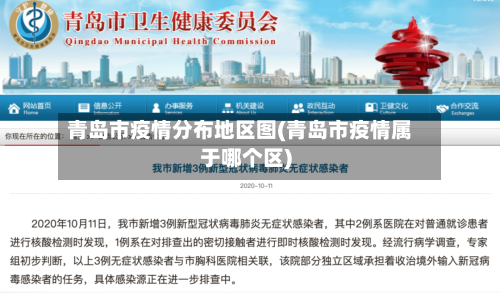 青岛市疫情分布地区图(青岛市疫情属于哪个区)-第3张图片