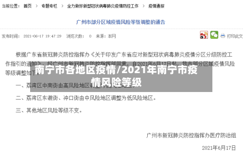 南宁市各地区疫情/2021年南宁市疫情风险等级-第3张图片