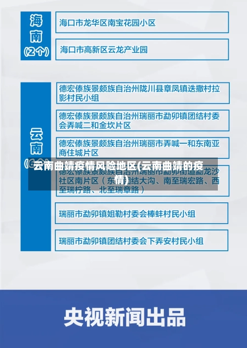 云南曲靖疫情风险地区(云南曲靖的疫情)-第3张图片